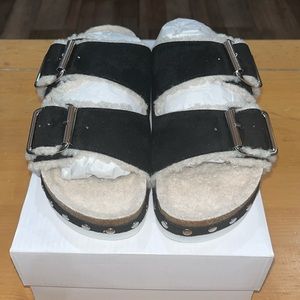 Steven New York Stessi black sandel platform